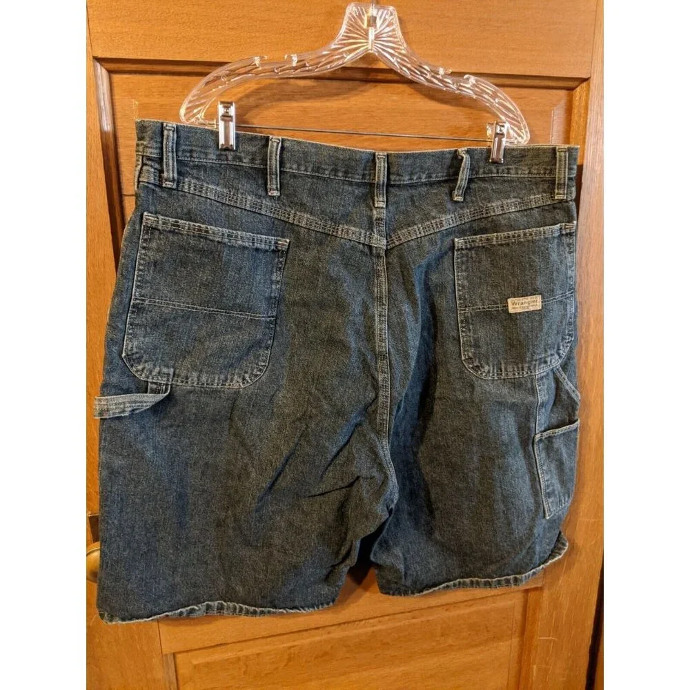Wrangler Real Comfortable Carpenter Jean Shorts Size 42 Authentic Issue Mens - Picture 3 of 6